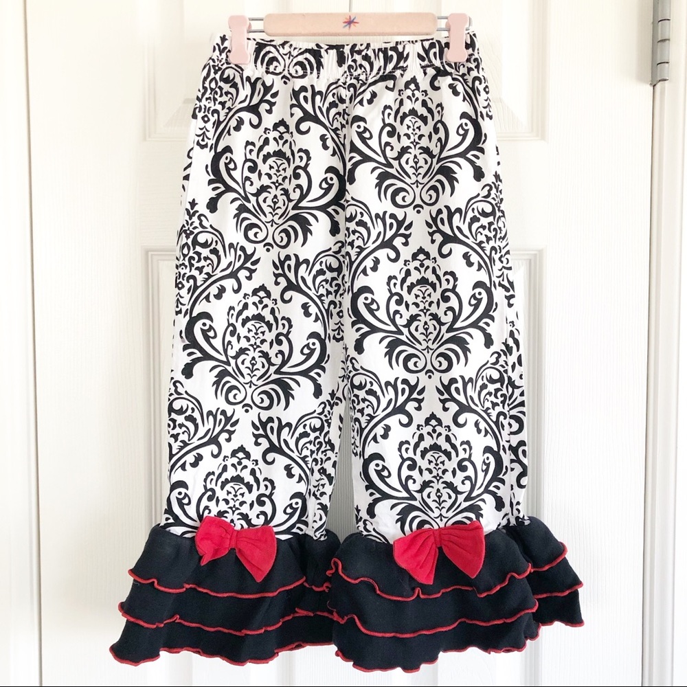 AnnLoren by Jess Kidz Ruffle Pants 4/5T
